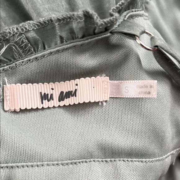 Miami Green Ruffle Mini Dress - Picture 2 of 5